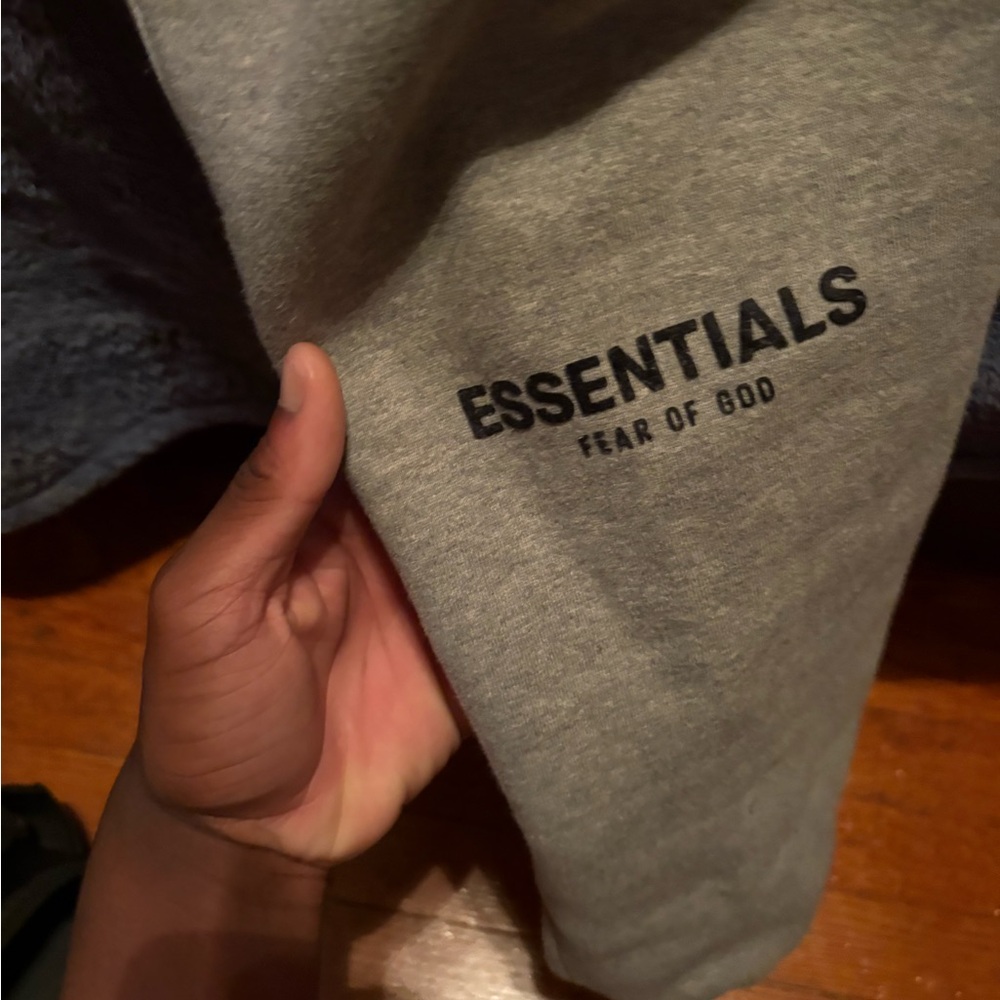 Essentials Light Gray Sweatpants